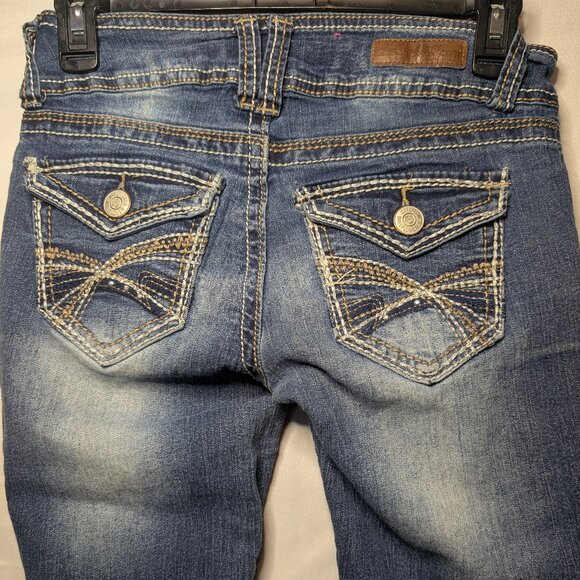 Y2K Wallflower Low Rise Flare Jeans Size 1 - Picture 8 of 16